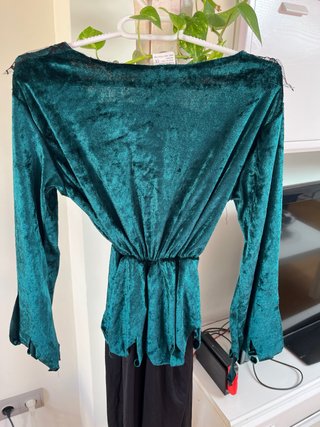 Disfraz halloween Vampiresa Verde Talla 8-10
