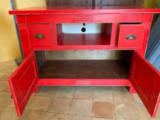Mueble Retro Rojo