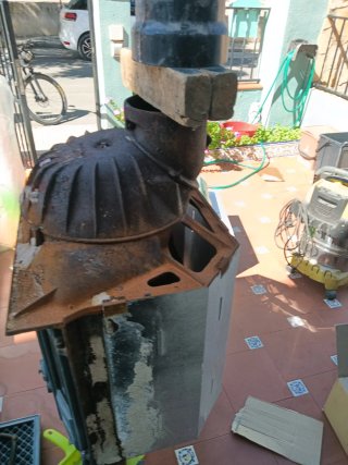 Chimenea Jotul  Hierro fundido Toda.No envio