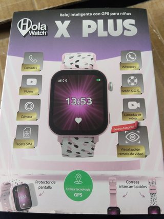 Hola Watch X PLUS Reloj Inteligente GPS Niños