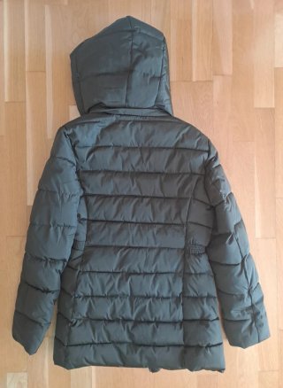 Abrigo verde oscuro mujer talla M