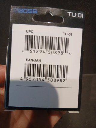 Afinador Boss TU-01 Cromatico Clip-on