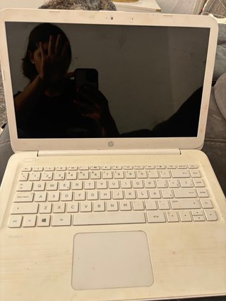 Ordenador portátil HP blanco