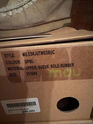 Botas MOU Beige