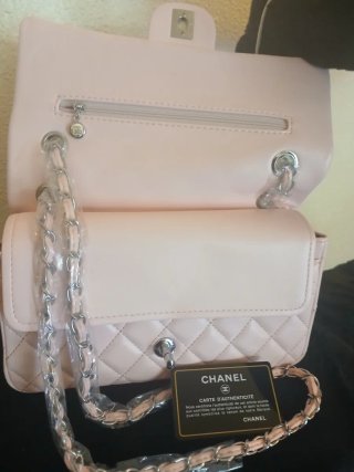 Bolso Rosa Chanel Acolchado Nuevo