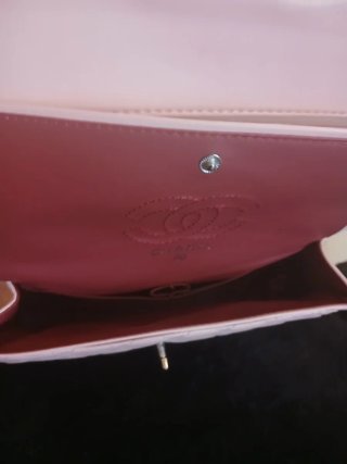 Bolso Rosa Chanel Acolchado Nuevo