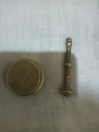 Mortero y Almirez Bronce Decorado