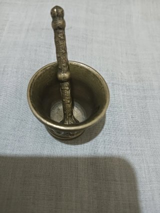 Mortero y Almirez Bronce Decorado