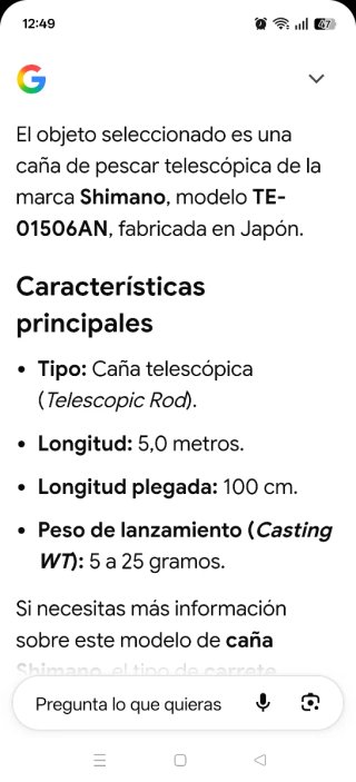 Caña de pesca telescópica Simhano 5M