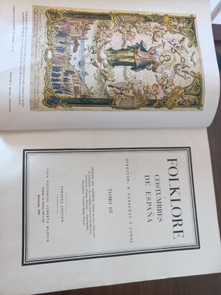 Enciclopedia del Folklore y costumbres de España