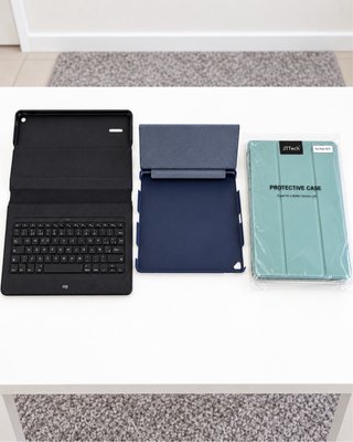 iPad Pro 12.9 + Teclado Logitech + 2 Fundas