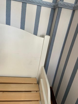 Cama infantil extensible blanca