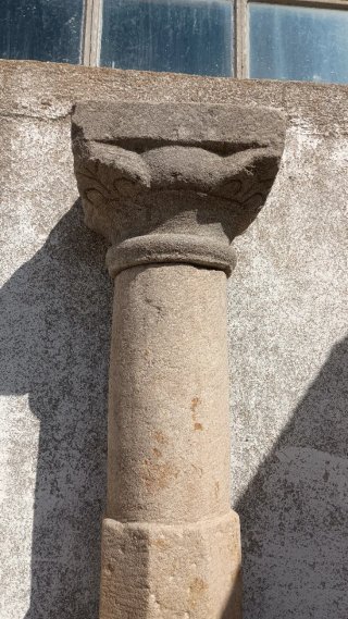 Pareja de columnas antiguas piedra natural (2,26 m
