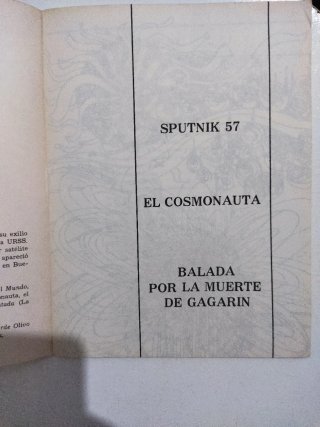 Ejemplar del poemario"Sputnik 57"Nicolás Guillén