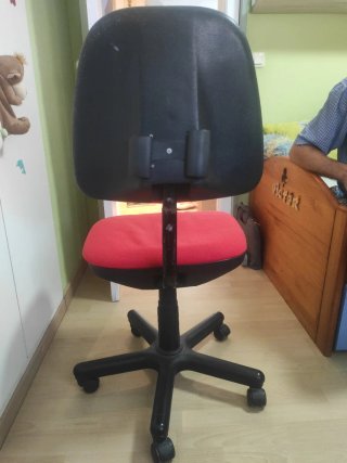 Silla de escritorio roja