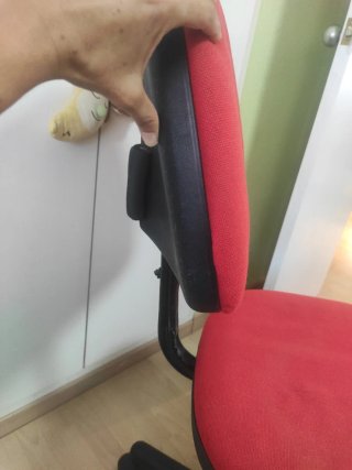 Silla de escritorio roja
