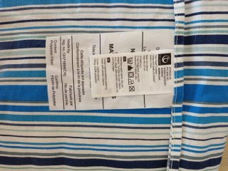Funda Trona Stokke rayas azules