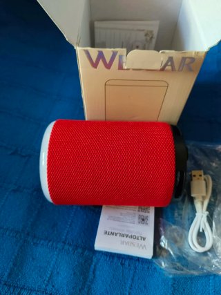 Altavoz WESDAR Potente Rojo LED