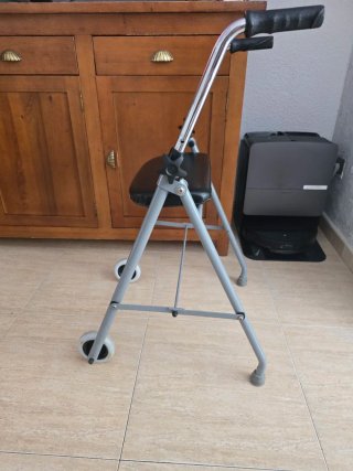 Andador para adultos con asiento y ruedas