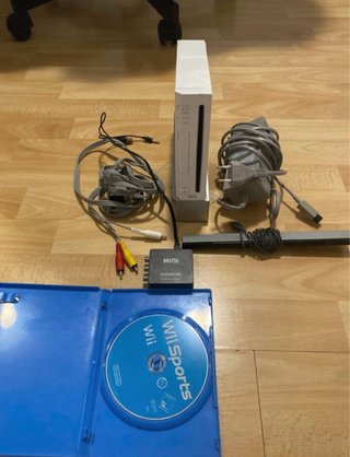 Consola Nintendo Wii Blanca + Wii Sports + nunchuk