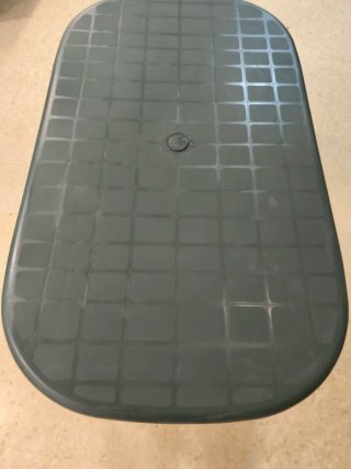 Mesa de plástico verde