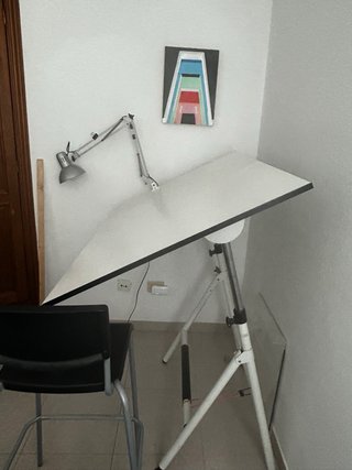 Mesa Dibujo Arquitectura Ajustable con banqueta