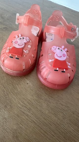 Sandalias verano Peppa Pig y Nabaiji , crocs