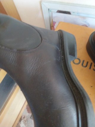 Stivaletti in vera pelle marrone