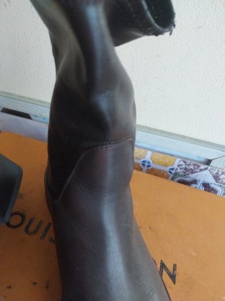 Stivaletti in vera pelle marrone