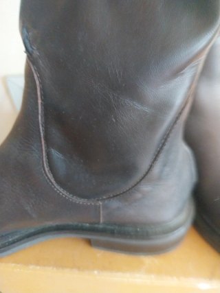 Stivaletti in vera pelle marrone