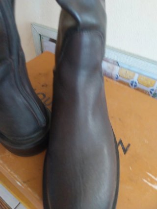 Stivaletti in vera pelle marrone