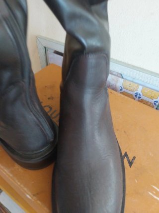 Stivaletti in vera pelle marrone