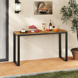 COSTWAY Mesa Consola Rectangular 129 x 42 x 75 cm