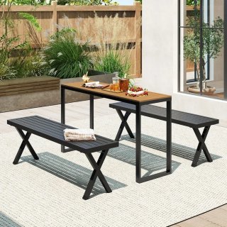 COSTWAY Mesa Consola Rectangular 129 x 42 x 75 cm