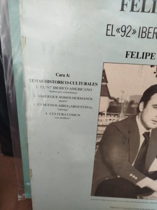 Vinilo Felipe Lara El 92 Ibérico-Americano