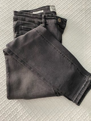 Pull&Bear Super Skinny Gris Talla M