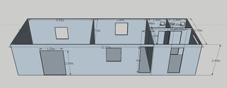 Construcción modular 48m2