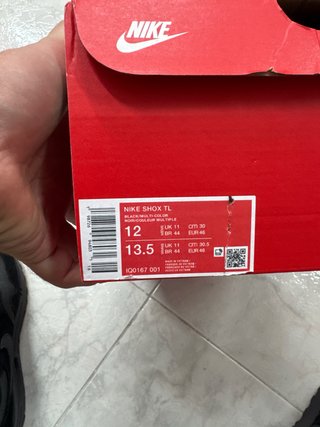 Nike Shox TL Talla 46 Nuevas