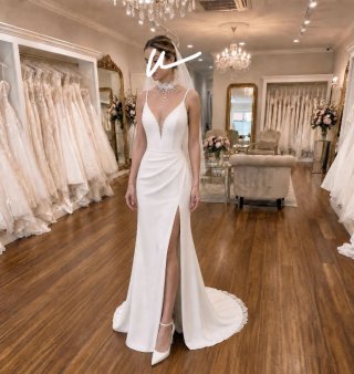 Vestido de Novia Sirena Sencillo Nuevo