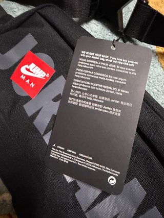 Marsupio Jordan nero Jumpman