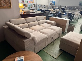 Sofá cama beige - Envio gratis