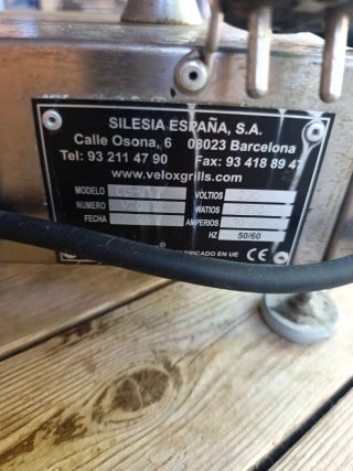 Plancha profesional VELOX