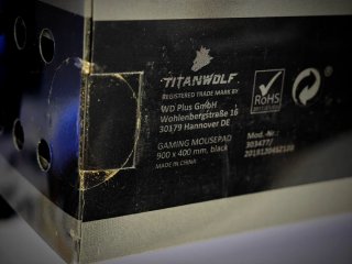 Alfombrilla Gaming TitanWolf 900x400mm A ESTRENAR