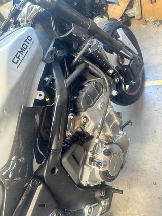 CFMoto 675 SR 2026 Siniestro