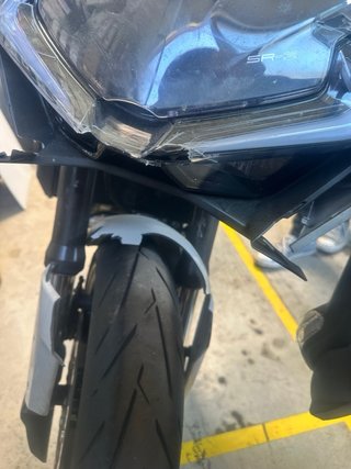 CFMoto 675 SR 2026 Siniestro