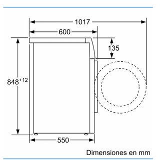 Lavadora Balay 7kg Extrasilence