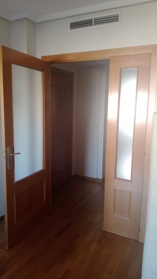 Puertas de roble doble con cristal