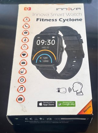 Reloj Inteligente Innova Fitness Cyclone Negro