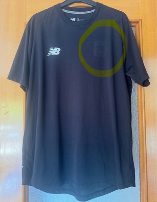 Camiseta deportiva New Balance negra Talla L