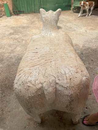 Banco/Escultura Oveja Divertida